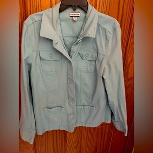 Croft & Barrow Jacket in light blue with pockets